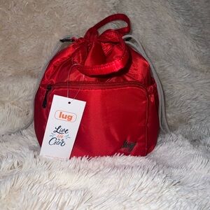 LUG Ditty Pouch / Mini Tote – NWT – Poppy Red
